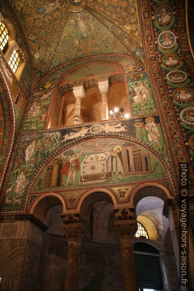 Mosaïques de la coupole de la Basilica San Vitale. Photo © André M. Winter